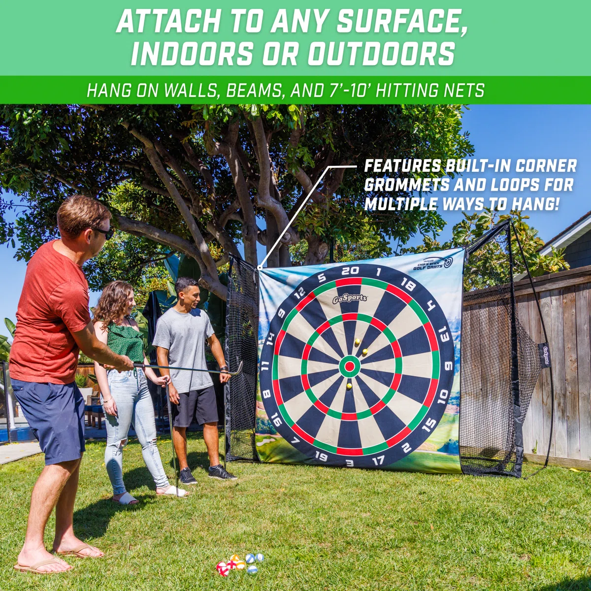 Gosports Golf Darts Chipping Game With Chip N' Stick Golf Balls - Image 2