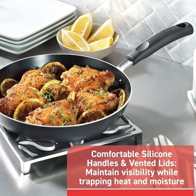 T-fal Signature Nonstick Cookware Set 12 Piece - Image 4